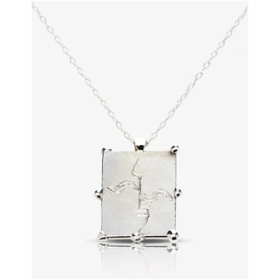 Nouare Jewelry Damen vegan Halskette Padma Recyceltes Silber