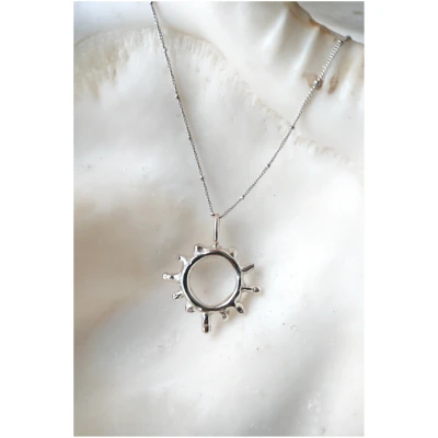 Nouare Jewelry Damen vegan Halskette Ray Recyceltes Silber