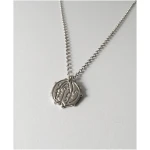 Nouare Jewelry Damen vegan Mondgesicht Halskette Vergoldet
