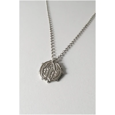 Nouare Jewelry Damen vegan Mondgesicht Halskette Vergoldet