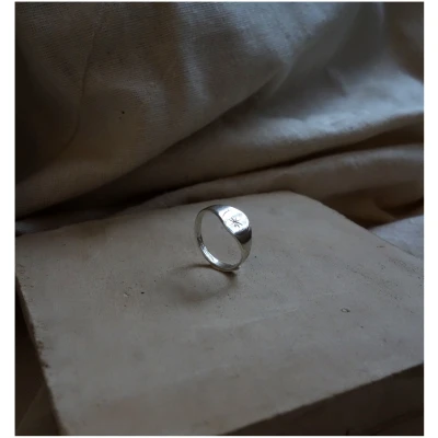 Nouare Jewelry Damen vegan Ring Recyceltes Silber