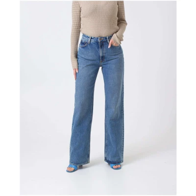 Nudie Jeans Damen vegan Jeans Clean Eileen Vintage Träume Blau
