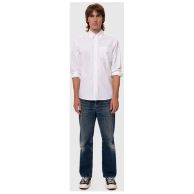 Nudie Jeans - Hemd John Button Down Oxford