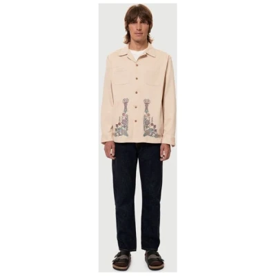 Nudie Jeans Hemd Vincent Floral aus Bio-Baumwolle