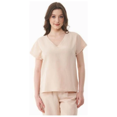 ORGANICATION Bluse aus TENCEL Lyocell und Leinen