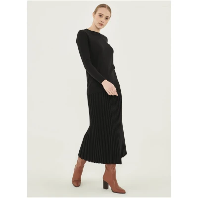 ORGANICATION Damen vegan Pullover Schwarz