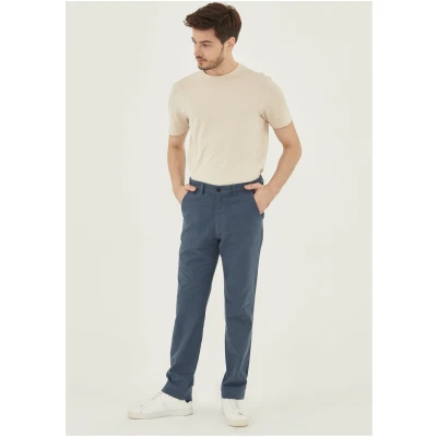 ORGANICATION Herren vegan Jogger-Fit Chino Dunkelblau