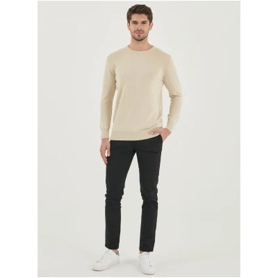 ORGANICATION Herren vegan Pullover Ecru