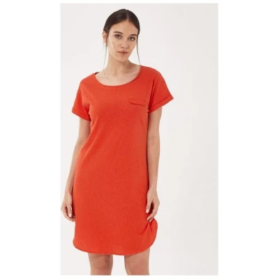 ORGANICATION Jerseykleid aus Bio-Baumwolle mit Leinen