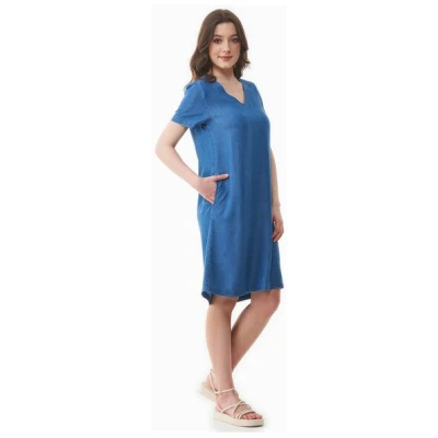 ORGANICATION Kleid aus TENCEL Lyocell in Denim-Optik