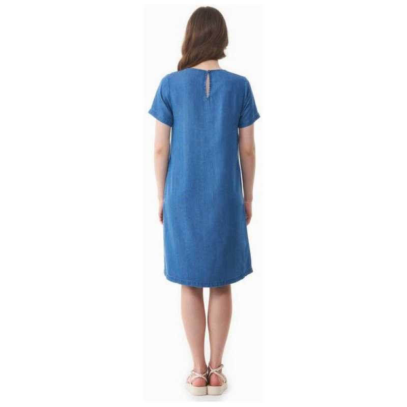 ORGANICATION Kleid aus TENCEL Lyocell in Denim-Optik