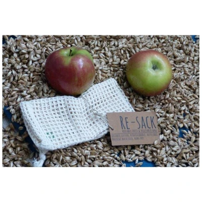 Obst und Gemüsenetz aus Biobaumwolle Re-Sack small
