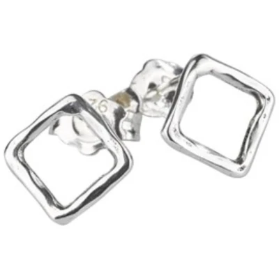 Ohrstecker Square Silber
