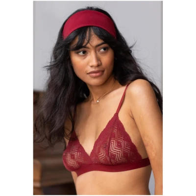 Olly Lingerie Damen vegan Bralette Dawa Rot