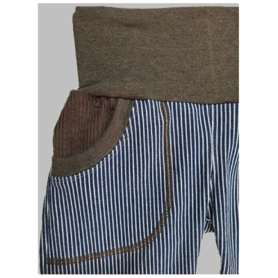 Omilich Bermudashorts aus Bio-Stretch-Jeans gestreift - 2 Farben