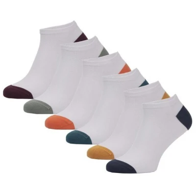 Opi & Max 6 Paar Sneakersocken mit bunten Akzenten