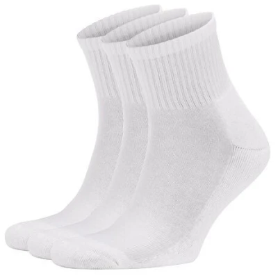 Opi & Max Kurze Terry Tennissocken weiß Frottee