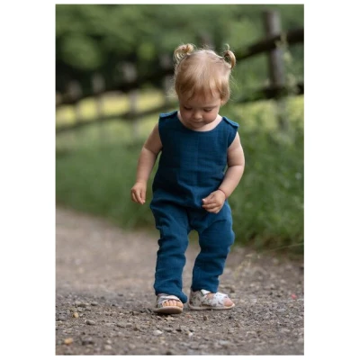 Organic by Feldman Bio-Musselin Kids "Playsuit" Spieler, Sommer Strampler