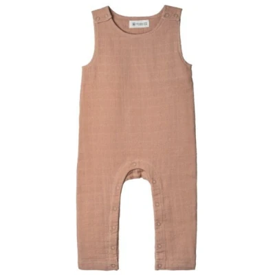 Organic by Feldman Bio-Musselin Kids "Playsuit" Spieler, Sommer Strampler