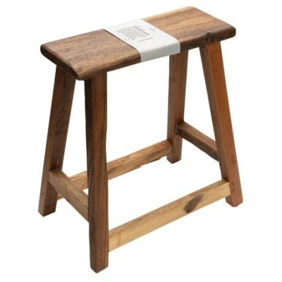 Originalhome Chinesischer Hocker aus recyceltem Holz,