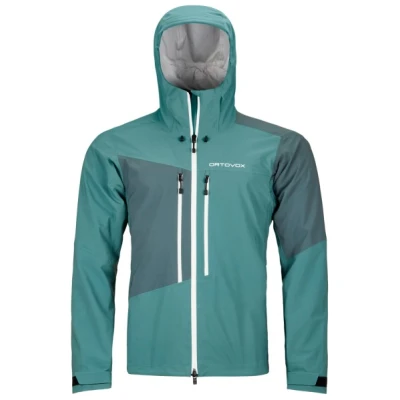 Ortovox - Westalpen 3L Jacket - Regenjacke Gr S türkis