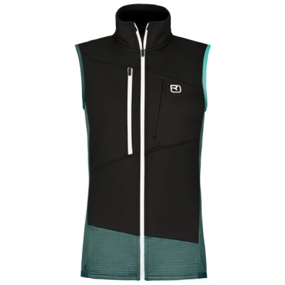 Ortovox - Women's Fleece Grid Vest - Merinoweste Gr XS schwarz