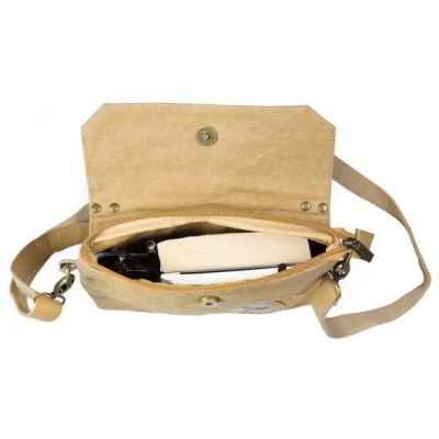 PAPERO Umhängetasche Kraft Papier Handtasche reißfest, wasserfest