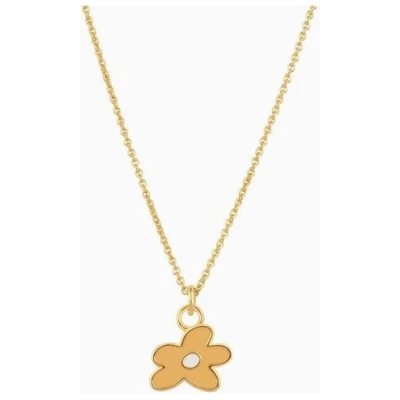 Paeoni Colors Blumen-Halskette aus 18k Gold Vermeil, 925 Sterling Silber