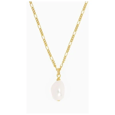 Paeoni Colors Halskette mit Perlenanhänger aus 18k Gold Vermeil & Süßwasserperle