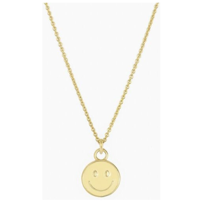 Paeoni Colors Smiley-Halskette aus 18k Gold Vermeil, 925 Sterling Silber