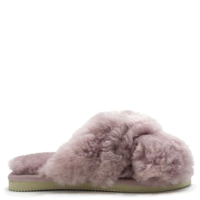 Pantoffel-Sandale aus Schaffell "thies Sheep Cross Sandal"