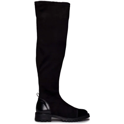 Paris Black Vegan Knee-high Boot