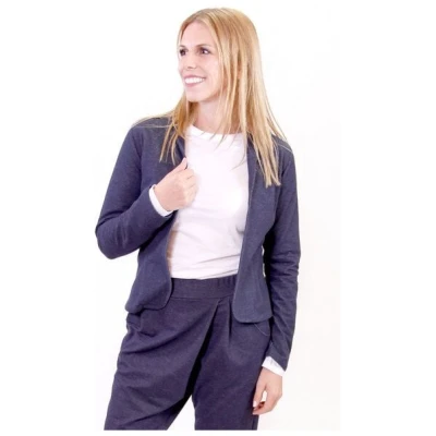 Peaces.bio - handbedruckte Biomode Bio-Business-jackerl "Ladylike'