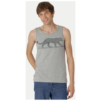 Peaces.bio - handbedruckte Biomode Bio-Herren-Tank Top Leopard