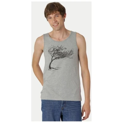 Peaces.bio - handbedruckte Biomode Bio Tank Top Windy Tree Herren