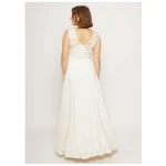 Peaces.bio - handbedruckte Biomode Brautkleid Buchenzauber
