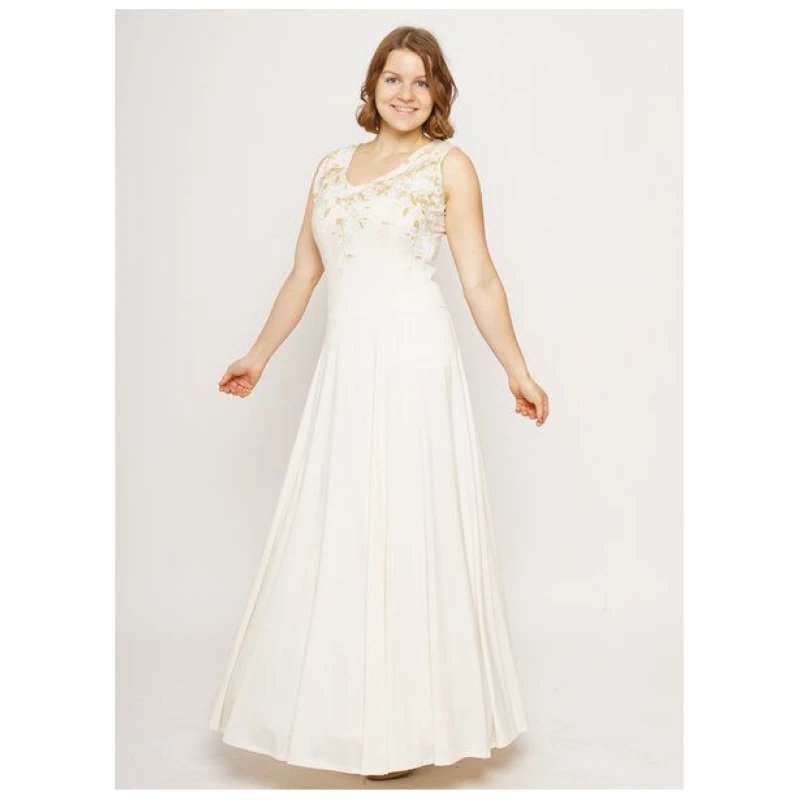Peaces.bio - handbedruckte Biomode Brautkleid Buchenzauber