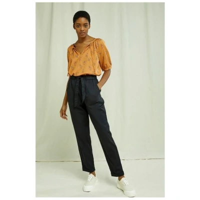 People Tree Hose - Tinsley Tapered Trousers - aus Bio-Baumwolle