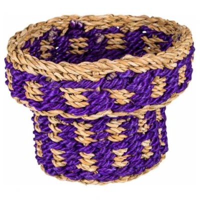 Pflanzenkorb blauviolett