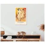 Photocircle Poster / Leinwandbild / Kunst - Nils Dardel: Zwei Mädchen auf einem Stuhl