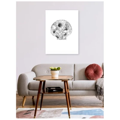 Photocircle Poster / Leinwandbild - Mantika Blumen Muschel