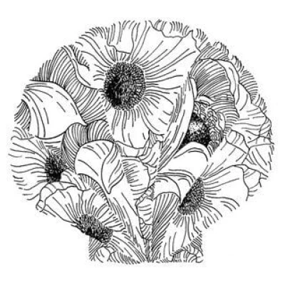 Photocircle Poster / Leinwandbild - Mantika Blumen Muschel
