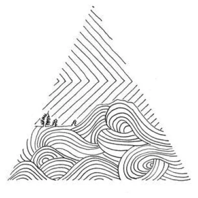 Photocircle Poster / Leinwandbild - Mantika Minimal Triangle