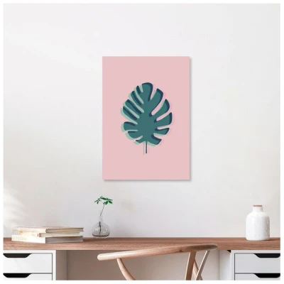 Photocircle Poster / Leinwandbild - The Single Monstera