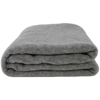 Pickapooh Kuscheldecke Bio-Merinowolle Fleece grau Maße 160 x 180 cm