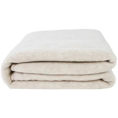 Pickapooh Kuscheldecke Bio-Merinowolle Fleece natur Maße 160 x 180 cm