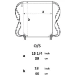 Picopoc Turnbeutel Fahrrad / Gym Bag / Rucksack in Schwarz & Weiß aus Biobaumwolle