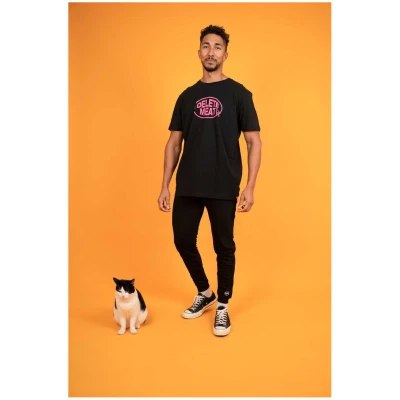Plant Faced Clothing Herren vegan The Classics Jogginghose Schwarz