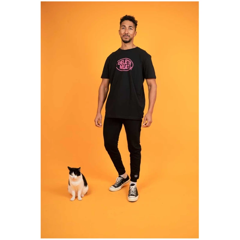 Plant Faced Clothing Herren vegan The Classics Jogginghose Schwarz
