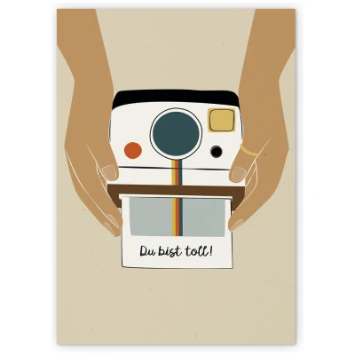 Postkarte Du Bist Toll